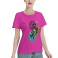 thumbnail image 2 of T-Shirt Basique à Manches Courtes pour Femmes Style de Rue Demon Slayer, 2 of 6
