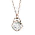 thumbnail image 1 of Collar para Mujer con Cristal Fino Swarovski en forma de Rombo– Bañado en Oro Rosa 14k- Collar Elegante y Brillante-Collares de Mujer de Moda- Joyería para Mujer de Moda- Regalo especial Ortiz Espinosa Temporada, 1 of 5
