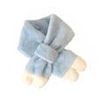 thumbnail image 3 of BXJX Girls Fleece Scarf, Lightweight Casual Warm Thick Neck Warmer for Winter Blue Size Free Size, 3 of 8