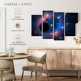 thumbnail image 5 of Elephant Stock Black Hole In Outer Space Wall Art - Horizontal Multi Panel Canvas - Living Room Wall Decor - Astronomy & Space Multi Panel - Black And Blue Decor - 43" x 27", 5 of 8