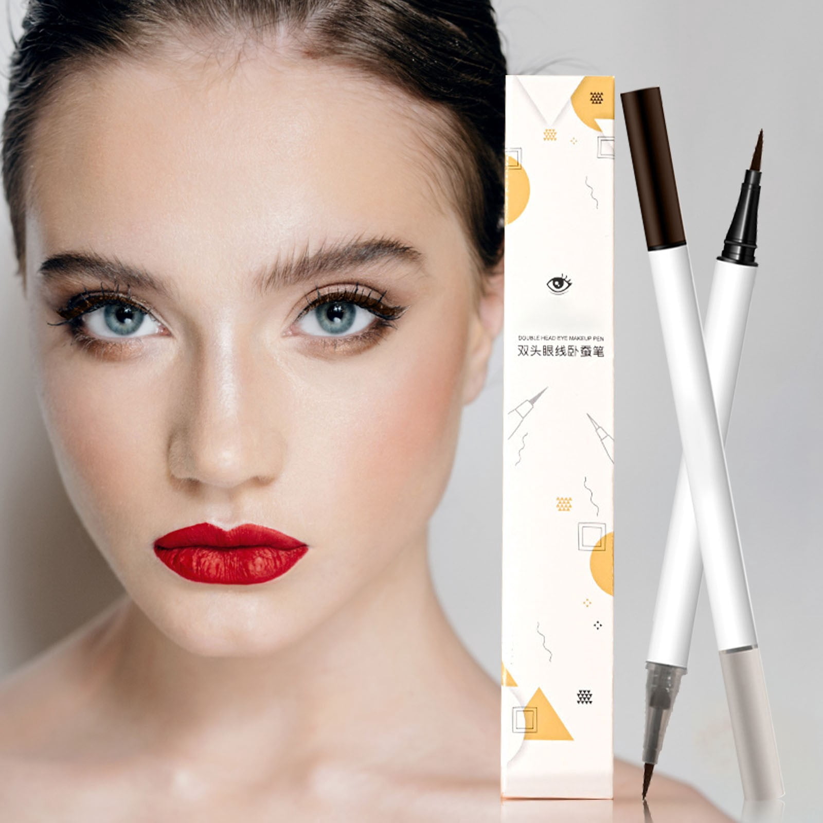 Wear It like A Eye Liner Stencil Sweet Liner Line Miner Winged Liner And Eyelashes Makeup Highlighter Pencil Make up Product Cat Crayons Names Smooth on Skin Gardening Liner Ink Liner