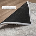 thumbnail image 6 of Addison Rugs Dream Shag Premium Machine Washable Transitional Shells Gray Rectangle Rug, 3' x 5', 6 of 8