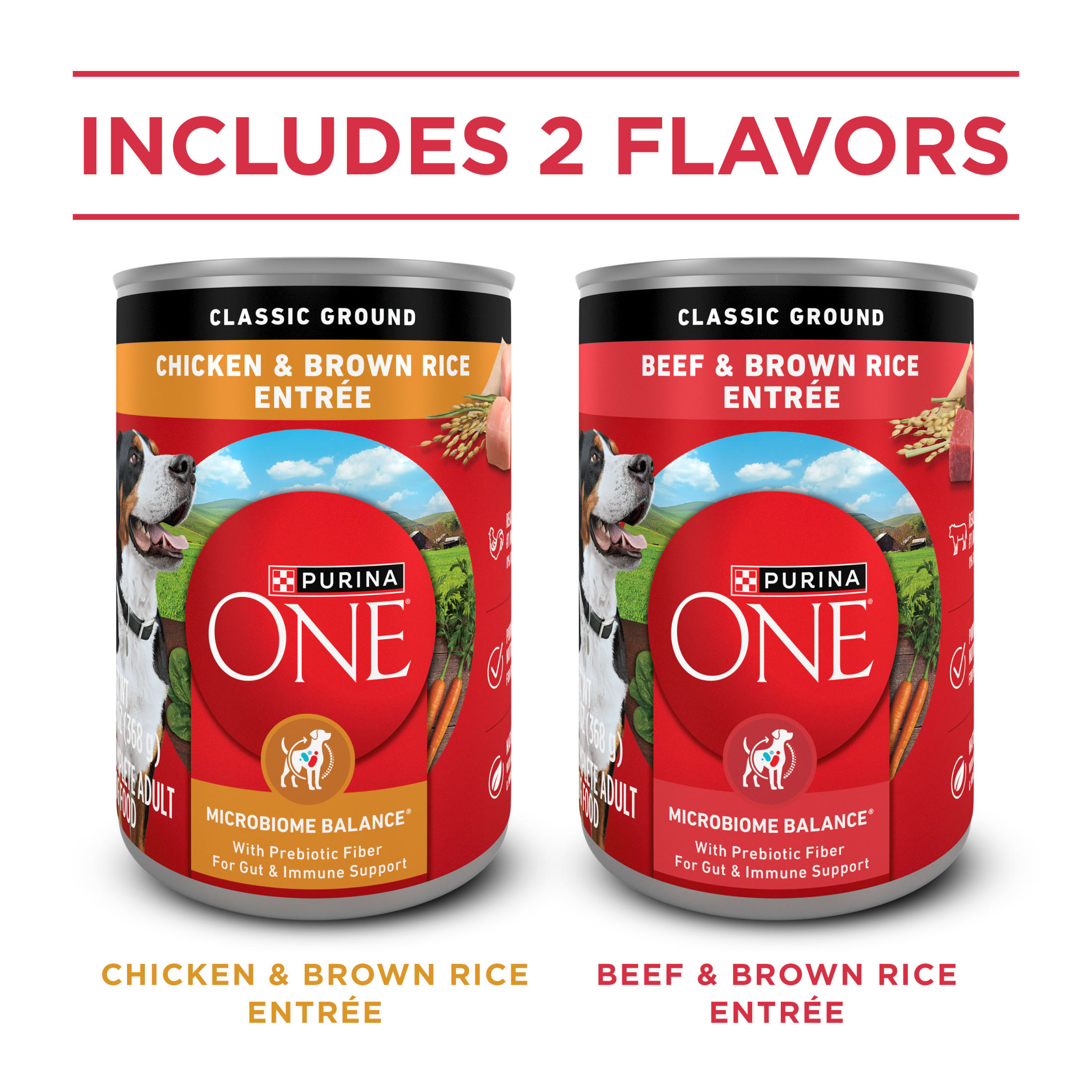Purina ONE Natural Wet Dog Food, High Protein, 6 Cans photo 4