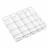 Linus Fashion Vanity and Drawer Organizer Jewelry Organizer Tray 1 for Rings, Earrings, Bracelets, Necklaces, Small, Clear