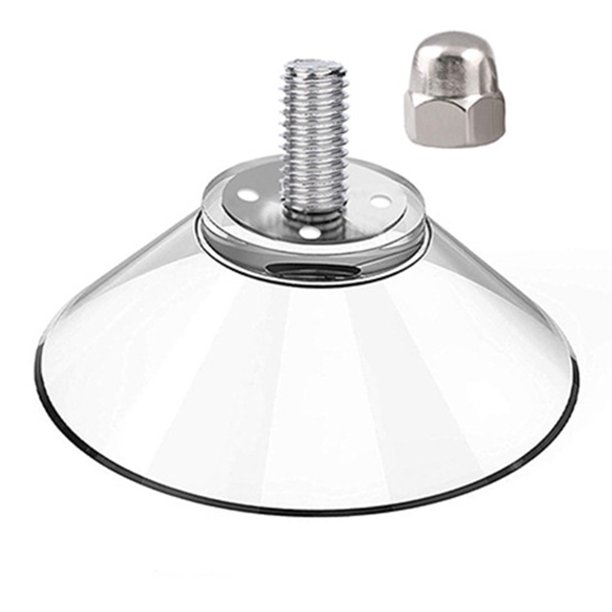 Kenally Ventosas de goma transparente para oficina, sala de estar, dormitorio, muebles de baño, armario, silla, almohadilla para pies Herramientas y ferretería 32 mm con tuerca