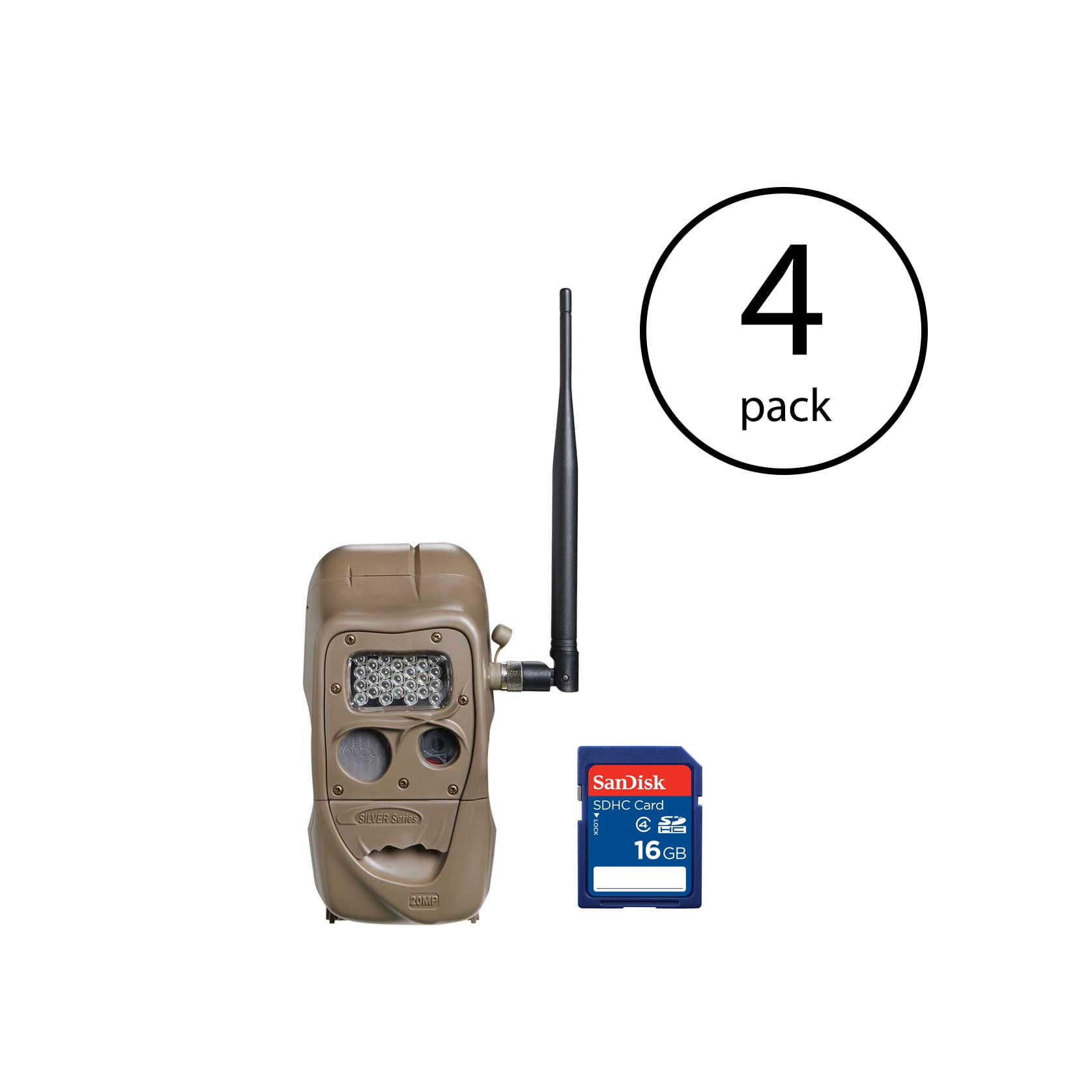 Cuddeback CuddeLink 20MP Long Range Trail Camera & 16GB SD Memory Card