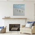thumbnail image 2 of Stupell Industries Sandpipers on Shore Reflection Coastal Painting Gallery Wrapped Canvas Print Wall Art, 2 of 7