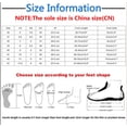 thumbnail image 3 of PEASKJP Women Casual Wedge Sandals Summer Open Toe Platform Sandals Demi Wedge Thong Sandal, 3 of 3