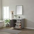 thumbnail image 2 of Miseno Mv701536 Leiza 36" Free Standing Single Basin Vanity Set - White, 2 of 7