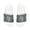 White, variant on Effete Feline Claw Marks Scratch Women Removable-Strap Sandals