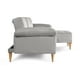 thumbnail image 4 of Sala Modular Reversible Makora Brunello Con Memory Foam, Color Gris Claro, Lino Respaldo Reclinable De 3 posiciones., 4 of 10