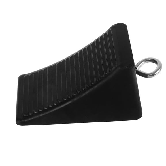 HOMEMAXS Car Rubber Wheel Chock Trailer Wheel Block Car Ramp Wheel Chock Auto Wheel Stabilizer
