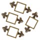 thumbnail image 5 of Manija De Moda, Manija Retro, Para Guardarropas La Mayoría De Las Puertas Y Gabinetes EOTVIA 336 Bronce-Blanco, 5 of 8