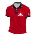 thumbnail image 1 of Men's Shirt with Embroidered Maple Motif for Casual Everyday Comfort and Canadian Celebration, 1 of 3