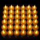 thumbnail image 1 of Velas LED ZHAOCHENG paquete de 24 duran el doble velas de té REALISTAS brillantes y parpadeantes, 1 of 5
