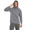thumbnail image 3 of Mens UPF 50+ Fishing PFG Shirts Sun Protection Long Sleeve Fishing Shirts for Hiking Running Cycling, 3 of 7