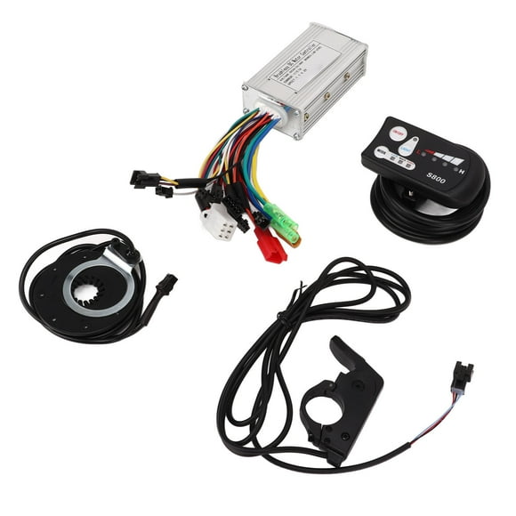 Electric Bike Brushless Motor Controller, Sturdy Brushless Motor Controller Heat Dissipation 24V 36V 48V Sine Wave 3 Mode For Cyclists For Riding