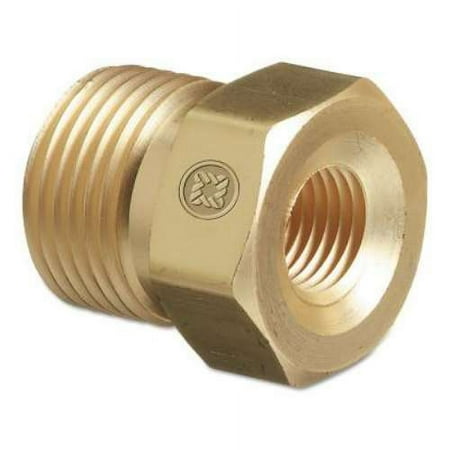 Western Enterprises Female NPT Outlet Adaptors for Manifold Pipelines, CGA-346, 3000 PSIG, Brass - 10 EA (312-1341-1)