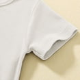 thumbnail image 5 of LIJCC Boys Short Sleeve Shirt with 3 Button, Henley Shirt for Boys & Girls Without Collar , Polo Shirt Without Collar(White,7-8 Years), 5 of 9