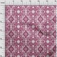 thumbnail image 3 of oneOone Cotton Jersey Dark Magenta Fabric Ikat Sewing Craft Projects Fabric Prints By Yard 58 Inch Wide, 3 of 4