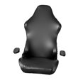 thumbnail image 1 of Gaming Chair Slipcovers, Elastic Polyester Ergonomic Removable Arm Rest Cover Armchair Gaming Chair Protector for Swivel Chair Office Chair , Black, Universal, 1 of 10