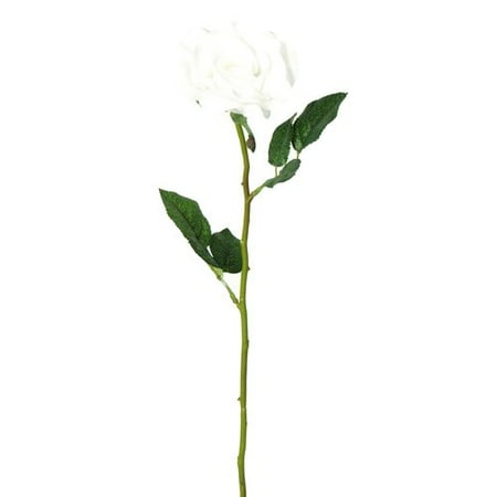 Teters Floral Soft Open Rose Silk Stem