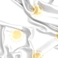 thumbnail image 2 of Sweet Jojo Designs Boho Sun White and Mustard Boy, Girl, Unisex/Gender Neutral Satin Fitted Crib Sheet, 2 of 6