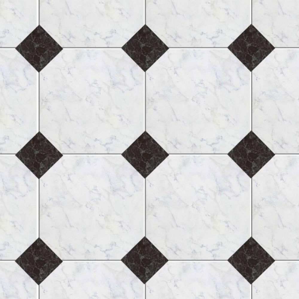 20pcs Self Adhesive PVC Diagonal Tile Floor Stickers Waist Line Wall Decals Deco