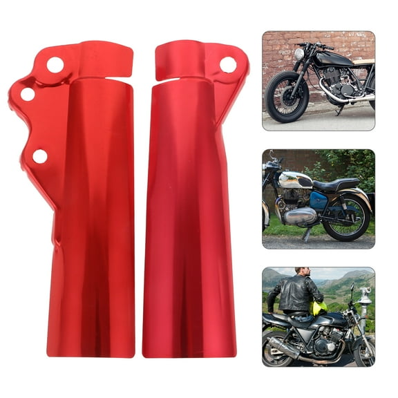 ETHZZLE 1Pair Sleeve Waterproof Dust Protection Motorcycle Fork Cover 8.06X3.34X0.79In