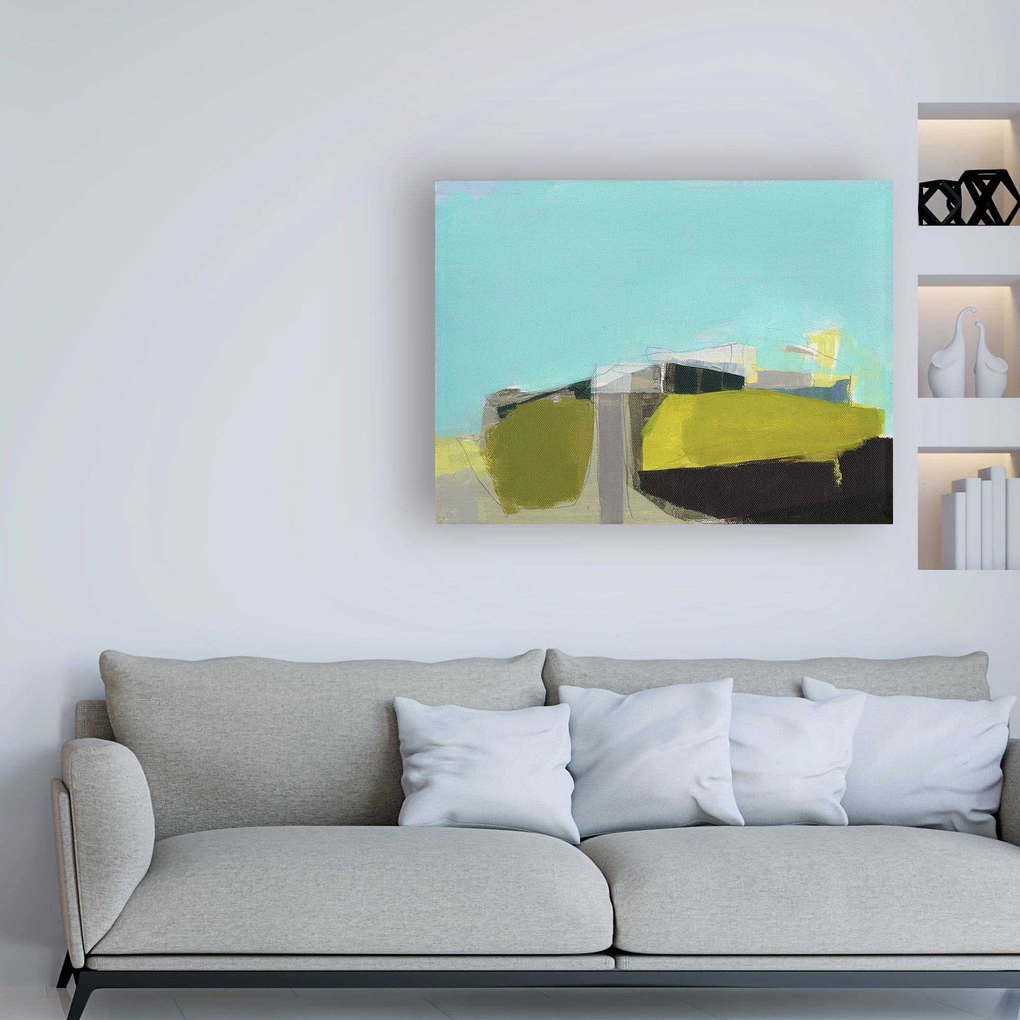 Trademark Fine Art 'East End Hill' Canvas Art by Amanda Hawkin