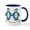 White/Navy Inside, variant on CafePress - Penguins Mug - 11 oz Ceramic Mug - Novelty Coffee Tea Cup