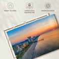 thumbnail image 6 of Elephant Stock Myrtle Beach Coastline Wall Art - Horizontal Canvas Wall Art - Living Room Wall Decor - Beach Canvas - Orange And Teal Decor - 45" x 30", 6 of 8