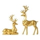 thumbnail image 1 of Advancent Estatuilla de ciervo hecha a mano de accesorios para el hogar de moda mundial de resina para materiales exquisitos estatua de ciervo Decoración del hogar oro L, 1 of 6