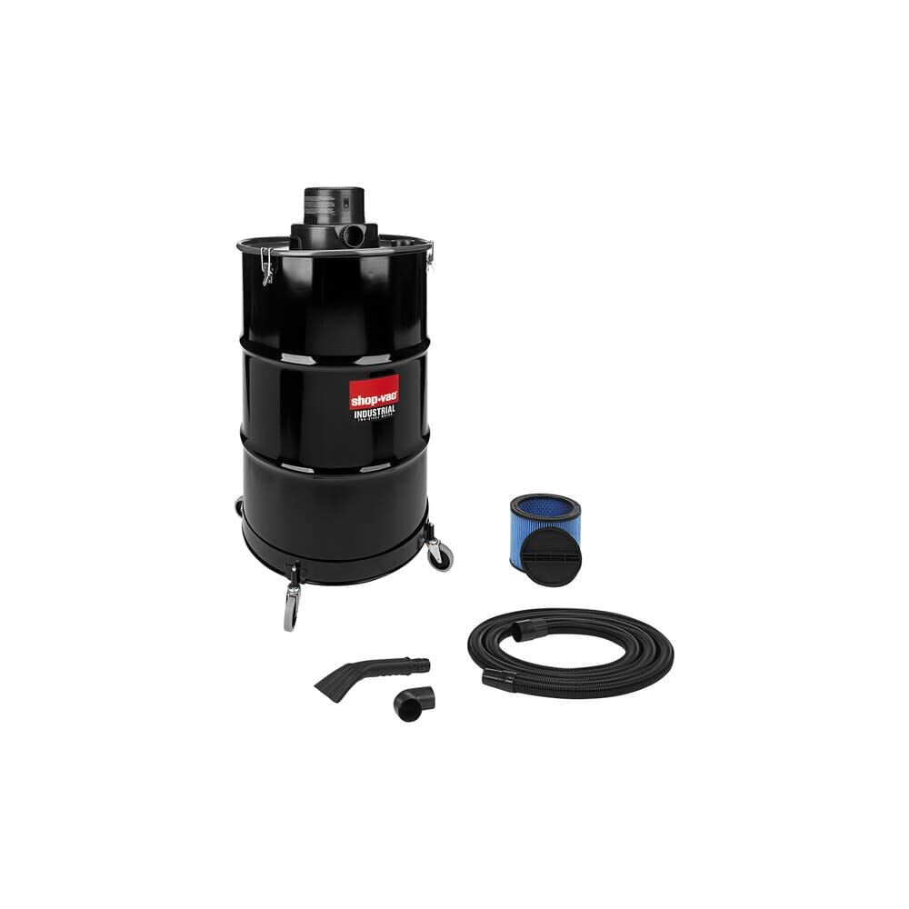 Shop-Vac 55 Gallon 3.0 Peak HP Two-Stage Stainless Steel Industrial Heavy Duty Wet / Dry Vacuum