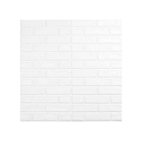 Openpig 3D Wall Panels Brick Wall Panels Self-Adhesive Faux PVC Wall Tiles Peel and Stick Wallpaper for Home Wall Décor