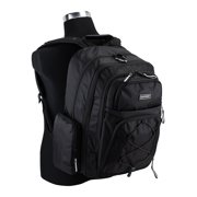 Eastsport Bungee Expandable Backpack, Black/White Pop