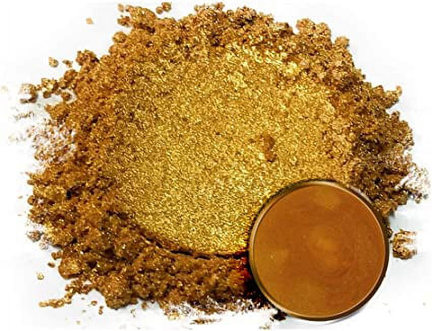 Mica Powder - Gold Pigment Powder 11-Pack Set - Colorant for Epoxy - Resin - Woodworking - Soap Molds - Candle Making - Slime - Bath Bombs - Nail Polish - Cosmetic Grade - Non-Toxic