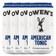 Owen’s Craft Mixers Tonic HandA with Premium Ingredients Vegan & Gluten-Free Soda Mocktail and Cocktail Mixer