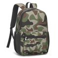 thumbnail image 5 of 17 Inch Lightweight Backpack,PVC Waterproof Oxford Fabric, Ergonomically Designed, with Large Capacity, Camouflage Print, 5 of 5