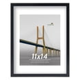 thumbnail image 2 of Scholartree 5-Pack Picture Frames, 8x10 with Mat & 11x14 Without Mat, Shatter-Safe Wall Gallery Set,Black, 2 of 7