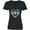 AB-Black, variant on Inktastic Boston Terrier Dog US Flag July 4th Women's V-Neck T-Shirt