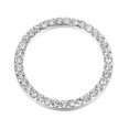 thumbnail image 1 of Auto Engine Start Stop Button Ring Crystal Bling Rhinestone Car Decor Accessories (White), 1 of 3