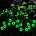 thumbnail image 2 of Halloween Decorations Outdoor Solar Scary Eyeball Lights 12LED Green Eye, 2 of 12