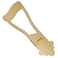 thumbnail image 1 of Trapeze Tailpiece Bridge String Puller Wear-resistant High-strength Instrument Replacement String Plate Electric 6-String Guitar Parts Accessories Gold, 1 of 6