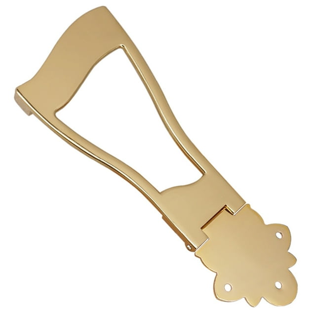 Trapeze Tailpiece Bridge String Puller Wear-resistant High-strength Instrument Replacement String Plate Electric 6-String Guitar Parts Accessories Gold