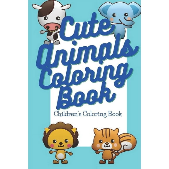 Cute Animals Coloring Book : Pocket Sized Coloring Book with Cute Animals for Children (Paperback)