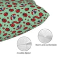 thumbnail image 3 of Pofeuu Ladybugs 3 Print Polyester Microfiber Plush Pillowcases, Super Soft and Cozy Pillow Case Covers with Envelop Closure（Pillow core not included）-14"x20", 3 of 6