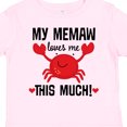 thumbnail image 4 of Inktastic Memaw Loves Me Grandson Boys or Girls Toddler T-Shirt, 4 of 5