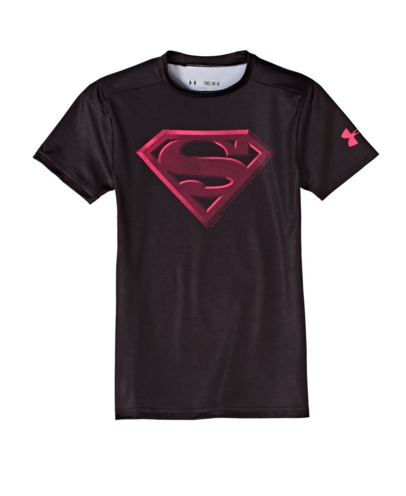 licencia Profesor Destreza Under Armour Alter Ego Superman Boy's Graphic T-Shirt Youth Large 1244392 -  Walmart.com