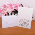 thumbnail image 2 of 3x50 Tarjetas De Agradecimiento De Papel Con Flores Florales Con Sobres Para Fiesta De Boda 3 piezas Sunnimix Tarjetas de agradecimiento, 2 of 8